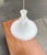 Danish glass pendant lamp by the renowned manufacturer Holmegaard / Royal Copenhagen, designed by Michael Bang in the...