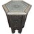 Metal Moroccan Hexagonal Metal Inlaid Side Table For Sale - Image 7 of 7