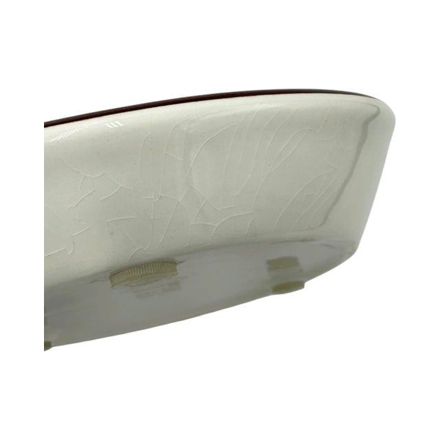 Ceramic Vintage Les Leston Jaguar Steering Wheel Ceramic Ashtray Made in England For Sale - Image 7 of 10