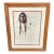 Ozz França Signed "Sitting Bull" 1986 Lithograph Portraiture 33/950 – Custom Oak Frame For Sale