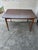 Vintage Mid-Century Modern Wood and Formica Dining Table Featuring Tapered Legs With Metal Tips. For Sale - Image 11 of 11