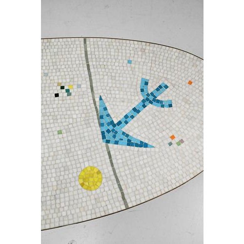 Vintage Mosaic Side Table, 1950s For Sale - Image 6 of 11
