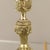 Art Nouveau French Brass Ladies Table Lamp with Etched Glass Shade, 1910s For Sale - Image 3 of 10