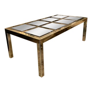 Mastercraft Brass Dining Table For Sale