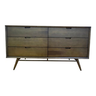 Mid-Century Modern Daniel Six-Drawer Dresser by Brand Nuevo For Sale