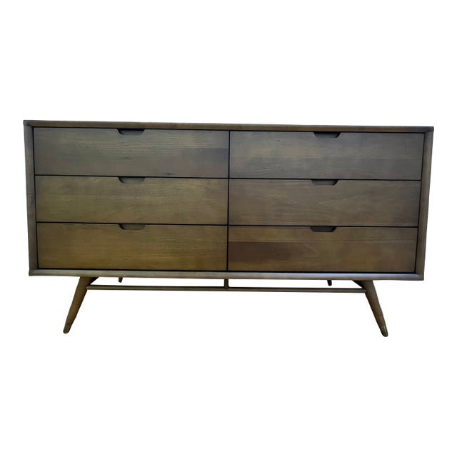 Mid-Century Modern Daniel Six-Drawer Dresser by Brand Nuevo For Sale