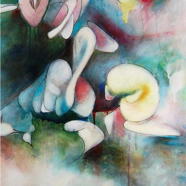 This is a one of a kind original abstract painting on canvas by Southern California artist, Daniel Ketelhut. Its...