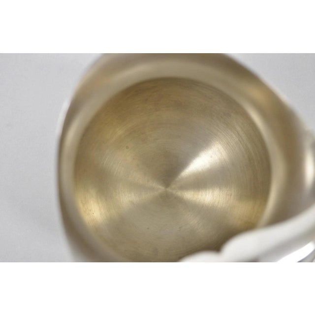 Vintage Kent Silversmiths Silver Plated Bulbous Victorian Footed Water Pitcher For Sale - Image 9 of 12