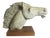 Emilia Parea, Horse Head Sculpture, 1960s, Granite and Papier-Mâché on Wood Base For Sale
