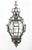 Vintage Versailles Silver Bronze Diamond Baluster Lanterns, Set of 2 For Sale - Image 3 of 11