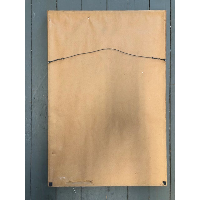 Vintage 2 Figured Female Nude Original Watercolor Signed For Sale - Image 4 of 5