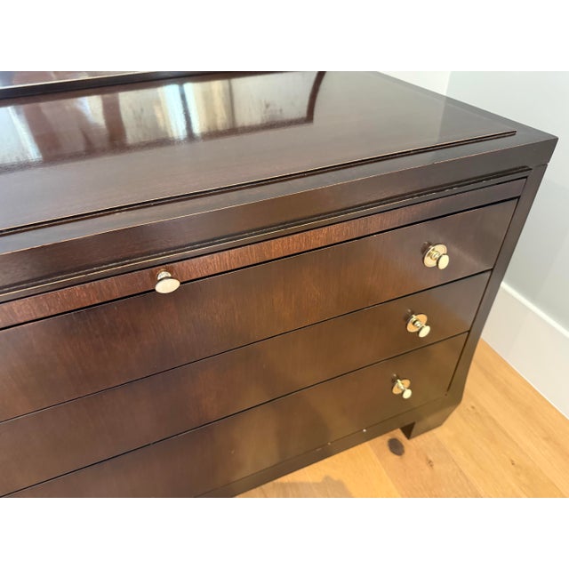 Barbara Barry 1990s Barbara Barry Tuxedo Nightstands, 2 Pieces For Sale - Image 4 of 13