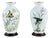20th Century Porcelain The Meadowland Bird Vase from Franklin Porcelain, 1980s, Set of 2 For Sale