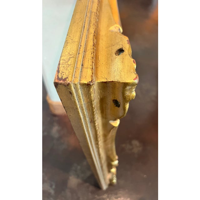 Vintage French Provincial Style Gold Gilt Frame For Sale - Image 11 of 12