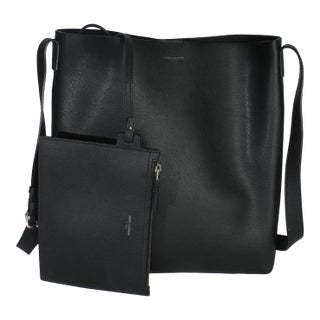 Black Leather Bold Hobo For Sale
