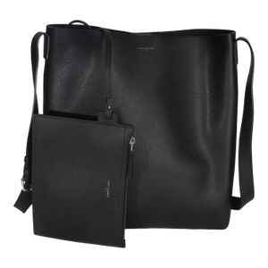 Black Leather Bold Hobo