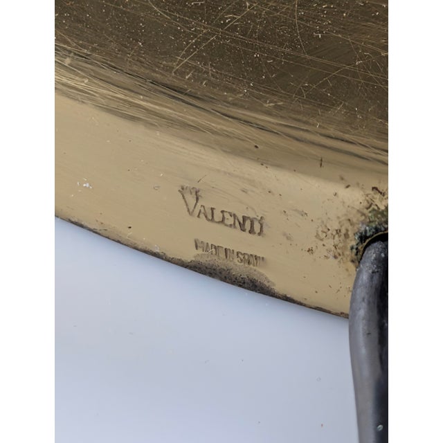 Fan Palm Bronze and Brass Table Lamp from Valenti, 1970s For Sale - Image 9 of 18