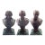 Set of Three 20th C. Mahogany Busts of Schiller, Shakespeare & Sir Walter Scott For Sale