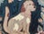 Navy Blue "The Faithful Companion" American Folk Art Hound Pictorial Hooked Rug, 1920s For Sale - Image 8 of 18