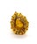 Bochic “Capri” Vintage Multi Fancy Sapphire and Yellow Sapphire Cocktail Ring — 18K Gold & Silver Signed Masterpiece •...