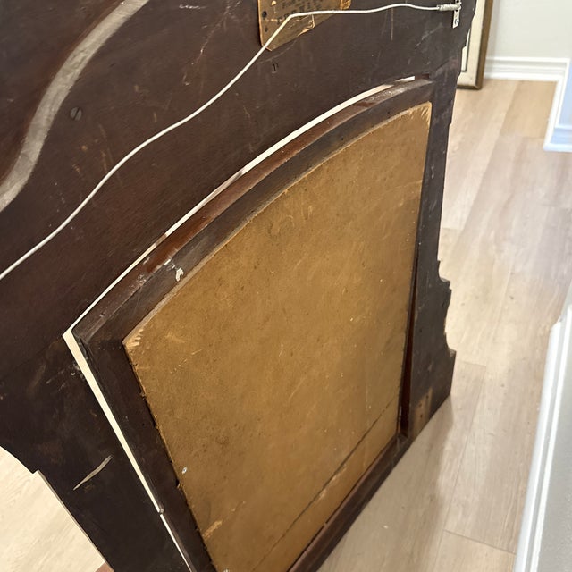 Victorian Eastlake-Style Carved Walnut Wall Mirror With Shelves & Storage Boxes For Sale - Image 10 of 11
