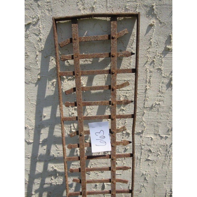 Antique Victorian Architectural Salvage Iron Element For Sale - Image 4 of 5