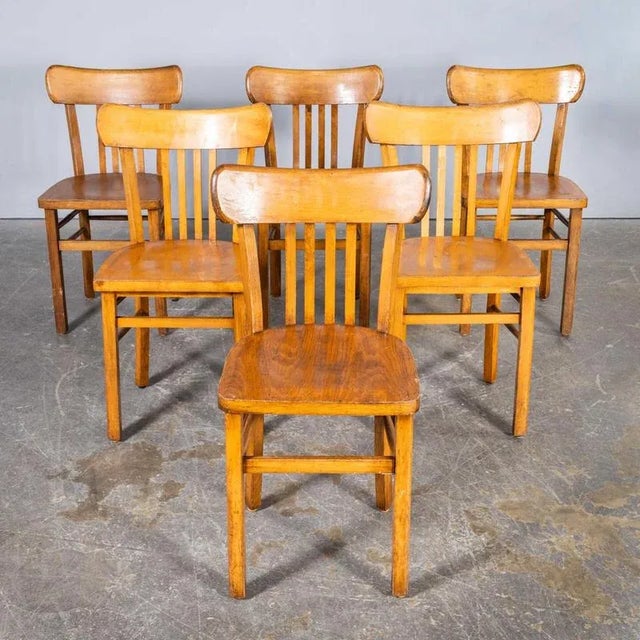 1950s Vintage Luterma Honey Oak and Bentwood Chair, 1950s For Sale - Image 5 of 11