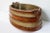 English Wine Bottle Cooler, Mahogany & Brass Ram Heads, 1920s For Sale - Image 3 of 11