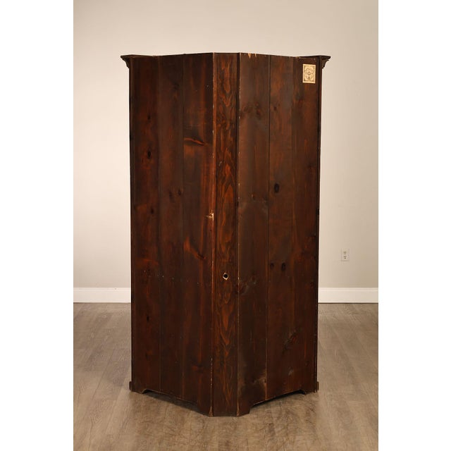Stephen Von Hohen Farmhouse Pine Corner Cupboard For Sale - Image 14 of 18