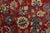 1980s Najafabad Rug 7’8” X 10’11” Red Wool Vintage Traditional Hand-Knotted Carpet For Sale - Image 5 of 15