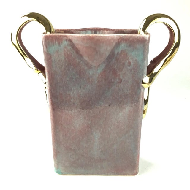 What an unusual shape and colors on this piece. Purchased in Italy in the 70’s, this vase has been the focal point of...