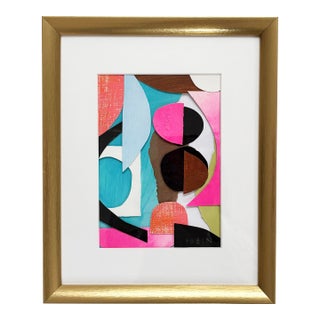 Roulette. Mini Collage Art by Robin Zingone. Framed For Sale