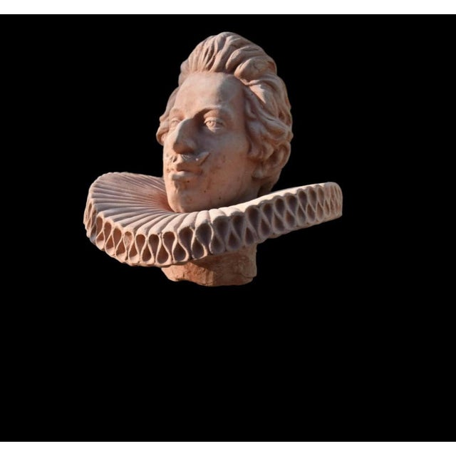 Cosimo of Tuscany Head, 1950, Terracotta For Sale - Image 3 of 8