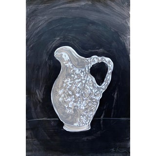 Vase N.3, in Black and White For Sale