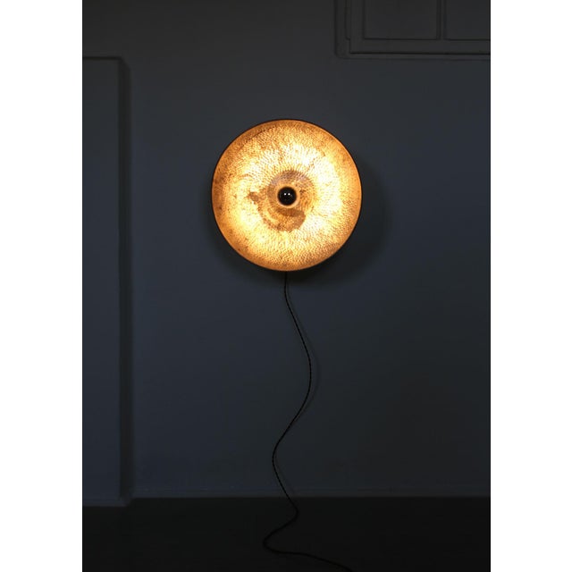 Large Vintage Aluminum Wall Lamp For Sale - Image 17 of 18