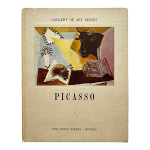 Pablo Picasso Vintage 1954 First Edition Mid Century Modernist Lithograph Print Hardcover Art Book