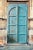Turquoise Antique Door, Indian Arched Mehrab Door, Vintage Painted Teak Wood Door, Rustic Garden Doors, Barn Door Panels,...