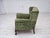 Danish Armchair in Green Velour and Carved Oak, 1950s For Sale - Image 13 of 18