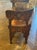 Brown Pair of Early 20th C. Middle Eastern Bone and Pearl Inlaid Chairs For Sale - Image 8 of 8