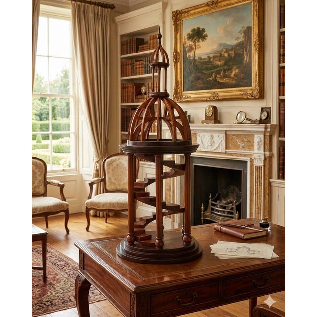Authentic Models “Bell Tower Antica” AR011—Large Cherry & Birch Architectural Model Details: Maker: Authentic Models...