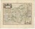 Antique Map of Berry, Bourges and Sancerre from Blaeu, France, 1642 For Sale - Image 3 of 10