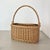 Bauhaus Large Mid-Century Bauhaus Rattan Magazine Holder, 1970s For Sale - Image 3 of 18