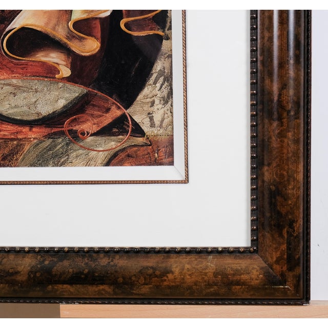 Contemporary 1990s Oleg Zhivetin Untitled Work Artist Hand Signed and Numbered Limited Edition Printers Proof 5/10 Framed, Matted & Fileted Serigraph For Sale - Image 3 of 6