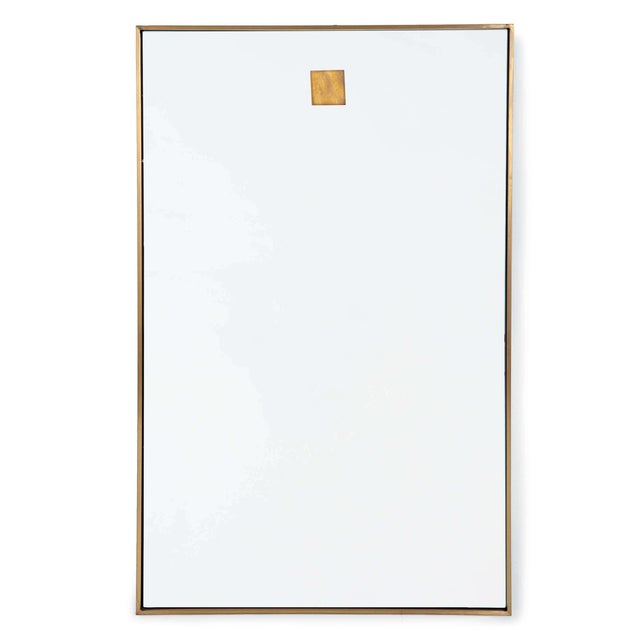 Not Yet Made - Made To Order Regina Andrew Hanging Rectangle Mirror in Natural Brass For Sale - Image 5 of 5