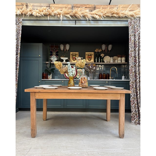 Vintage Farmhouse Table, 1950s For Sale - Image 12 of 12