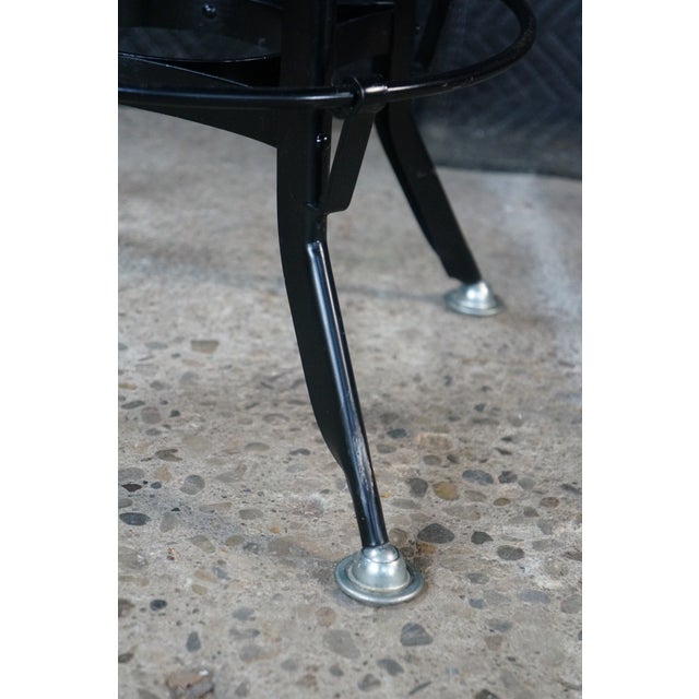 Black 3 Restoration Hardware Industrial Modern Adjustable Vintage Toledo Bar Stools Set For Sale - Image 8 of 18