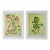 Set of 2 - Gallery Wall - Original Drawings, Watercolor, and Pencil on Paper For Sale
