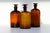 Large Danish Pharmacy Glass Bottles, 1900s, Set of 3 For Sale - Image 4 of 18