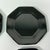 1980s 1980s Post Modern French Arcore Black Glass Octagonal Salad Plates - Set of 4. For Sale - Image 5 of 11