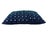 Authentic vintage indigo lumbar pillow with sky blue heart design made from textiles from west Africa. Each is beautifully...